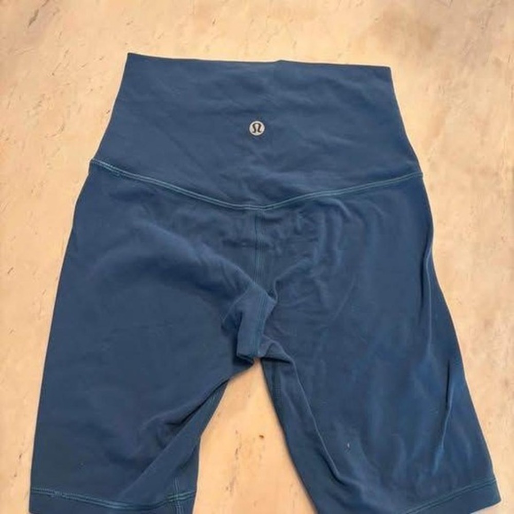 LULULEMON Align High-Rise Short 8"‎ Athletic Bike Short - SIZE 2 - Blue